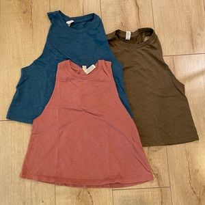 BELLA + CANVAS Women’s Racerback Cropped Tank (set of 3)